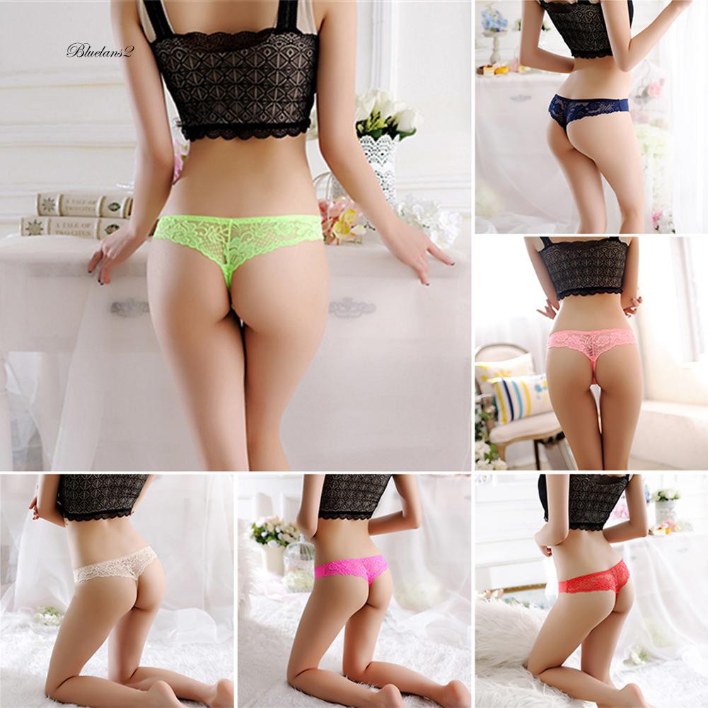 Quần Lót Lọt Khe Phối Ren Quyến Rũ Dành Cho Nữ