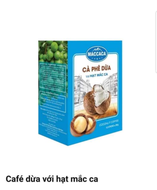 Cà phê macca, trà sữa maccaca (sỉ 1 thùng 20 hộp) | BigBuy360 - bigbuy360.vn