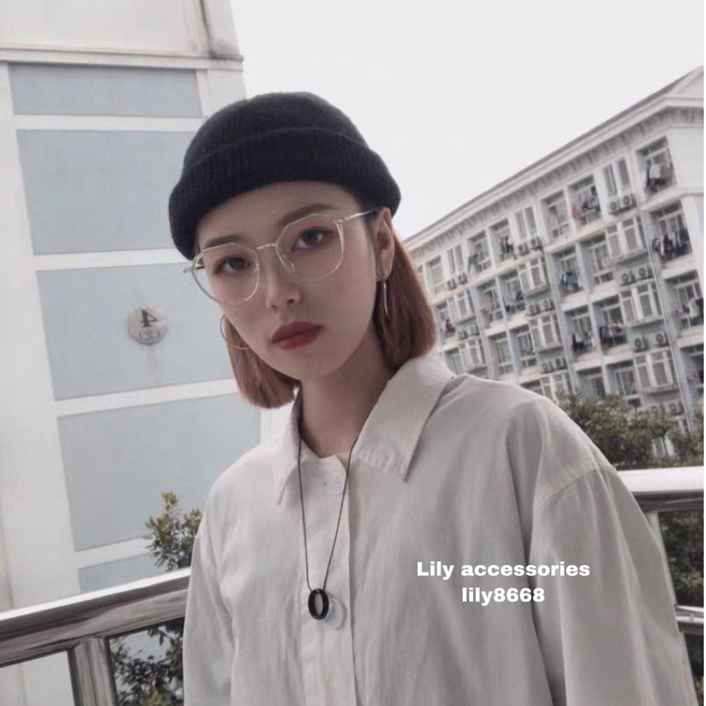 vòng cổ dây da phối nhẫn titan trơn không gỉ không đen cho nam nữ