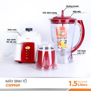 Máy xay sinh tố 1.5L Comet CM9969