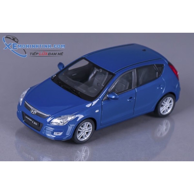 Xe Mô Hình Hyundai I30 1:24 Welly (Xanh)