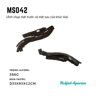 Gỗ lũa dùng setup layout bể cá cảnh thủy sinh từ 30-50cm (Ms036-Ms044)