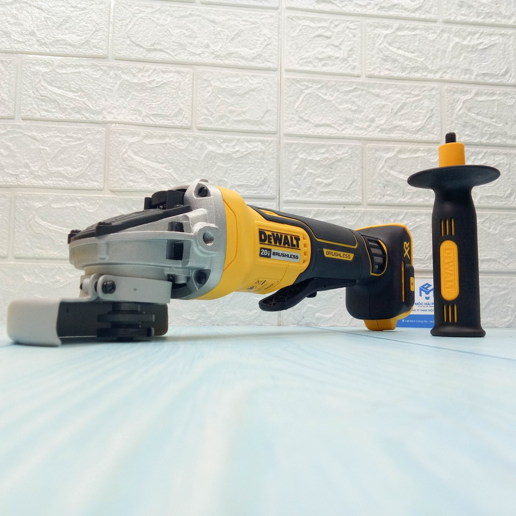 Thân máy mài dùng pin 18V DeWALT DCG406, dewalt 406 công tắc bóp an toàn