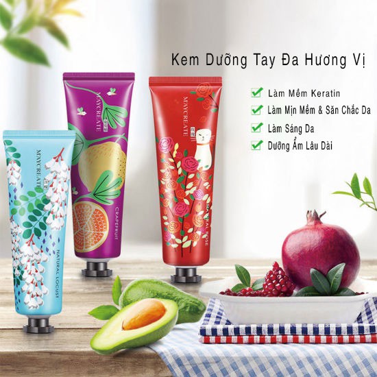 [Hàng Chuẩn] Kem Dưỡng Tay M'AYCREATE Cấp Ẩm Khóa Ẩm Dưỡng Da Tay Đủ Hương Vị 30g | BigBuy360 - bigbuy360.vn