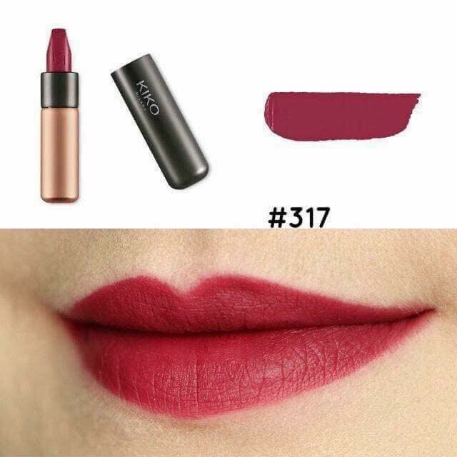 Son Kiko velvet passion matte lipstick có sẵn giá sale