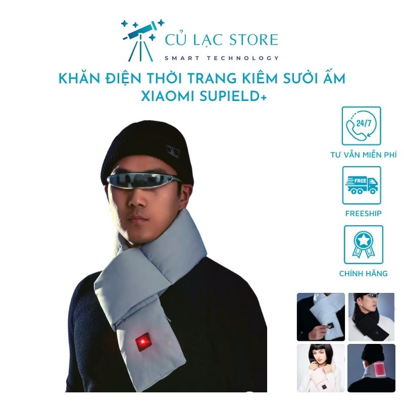 Khăn thời trang sưởi ấm bằng điện kiêm đai sưởi vùng bụng