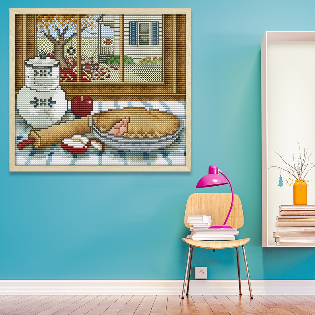 Bộ Tranh Thêu Chữ Thập 4 Mùa Hình Phong Cảnh 14ct | BigBuy360 - bigbuy360.vn