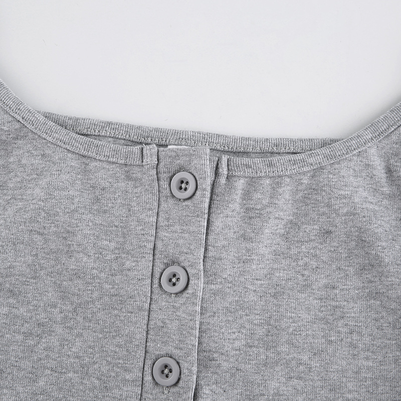 Đầm mini dáng ôm cổ chữ U màu sắc ngọt ngào thời trang cho nữ