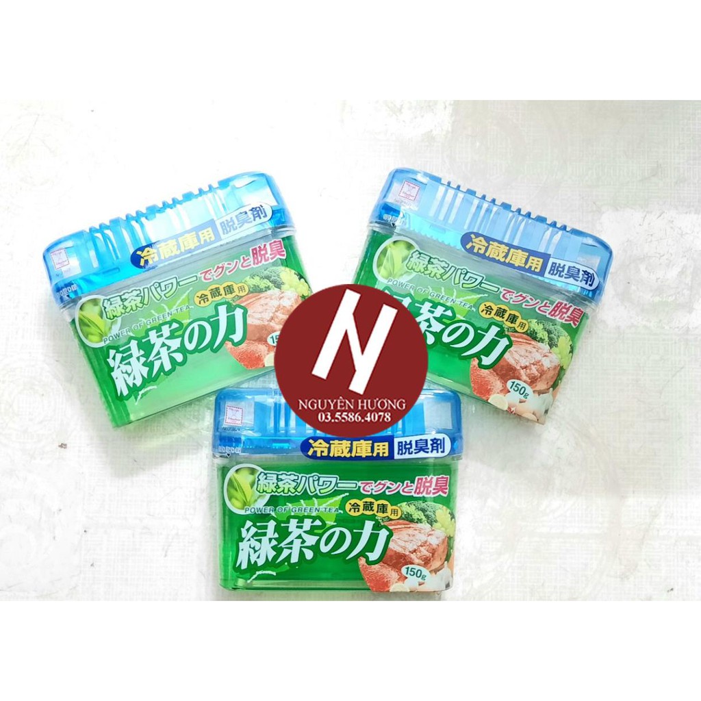 Khử mùi tủ lạnh Nhật Bản | than hoạt tính và trà xanh