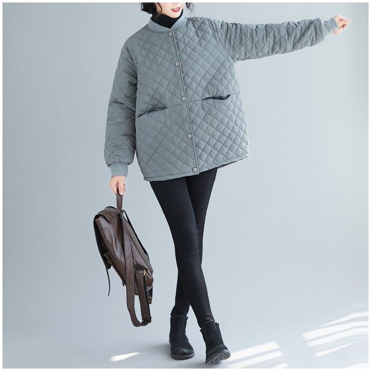 [ORDER] Áo khoác nữ bigsize chần bông dáng bomber trẻ trung (fit 90kg) - Có ảnh thật | BigBuy360 - bigbuy360.vn