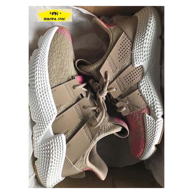 (Có sẵn) Giày thể thao adidas prophere xám vạch hồng