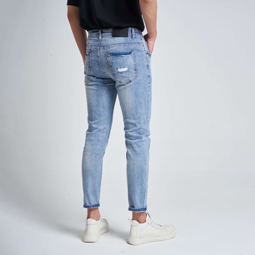 Quần Jean Nam Chất Bò Đẹp Local Brand KRIK Dáng Slimfit Rách Xước QJ1018 | BigBuy360 - bigbuy360.vn