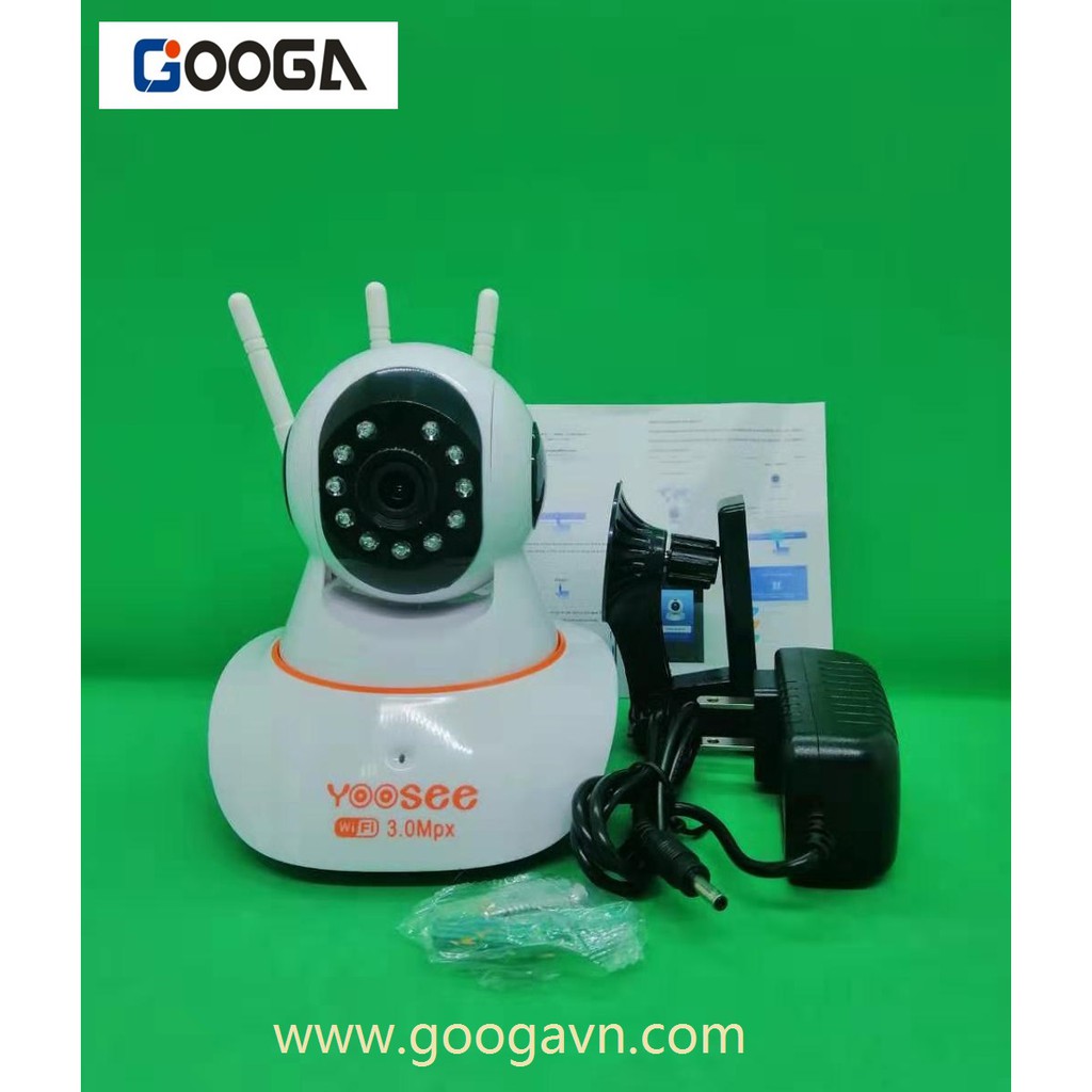 Camera wifi IP app YOOSEE 3 râu bắt sóng mạnh hình ảnh HD 1536P-3.0MP  trong nhà có thể xem được mọi lúc mọi nơi | BigBuy360 - bigbuy360.vn