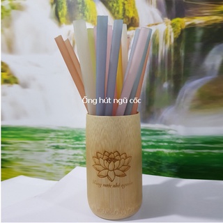 Ống hút ngũ cốc hút trà sữa, trà chanh
