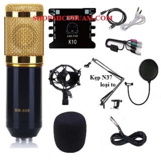 Bộ đầy đủ Mic thu âm bm800