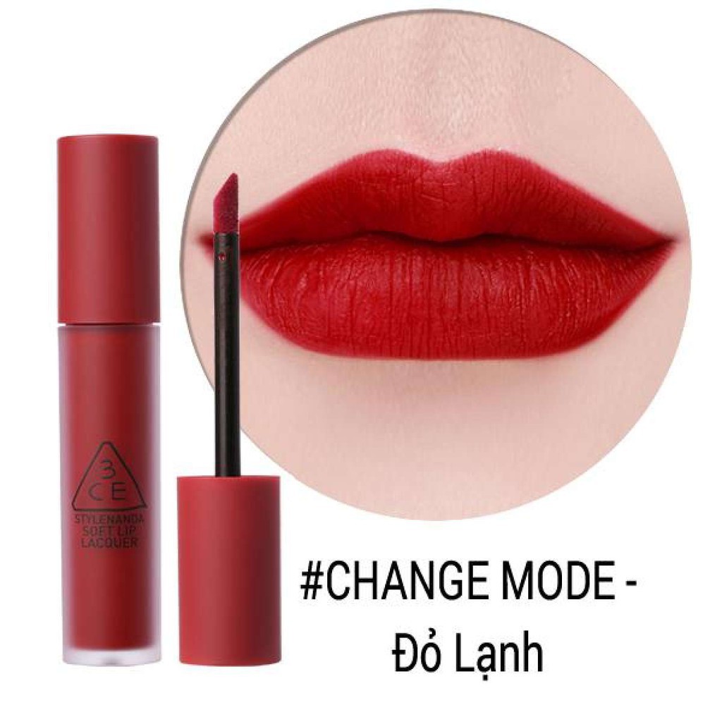 Son Kem Lì 3CE Kem Soft Lip Lacquer