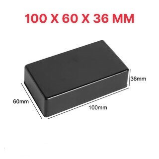 Hộp nhựa ABS 100x60x36mm - Hộp nhựa đựng mạch điện tử - Hộp kỉ thuật điện