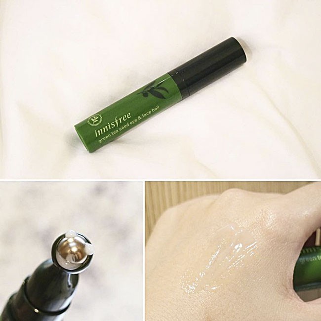 [SALE] Thanh Lăn Dưỡng Mắt Trị Thâm- Dưỡng Da Mặt Innisfree Green Tea Seed Eye & Face Ball  [ĐỪNG BỎ LỠ]