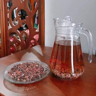 Trà thanh nhiệt giảm cân gạo lứt - đậu đen xanh lòng
