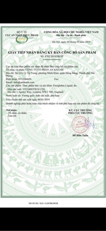 Sắt nước Feroglobin Liquid