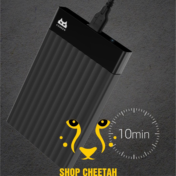 Box ổ cứng 2,5inch AZMEOW Sata3 – USB3.0 – CHÍNH HÃNG – Bảo hành 12 tháng – Box HDD – Box SSD