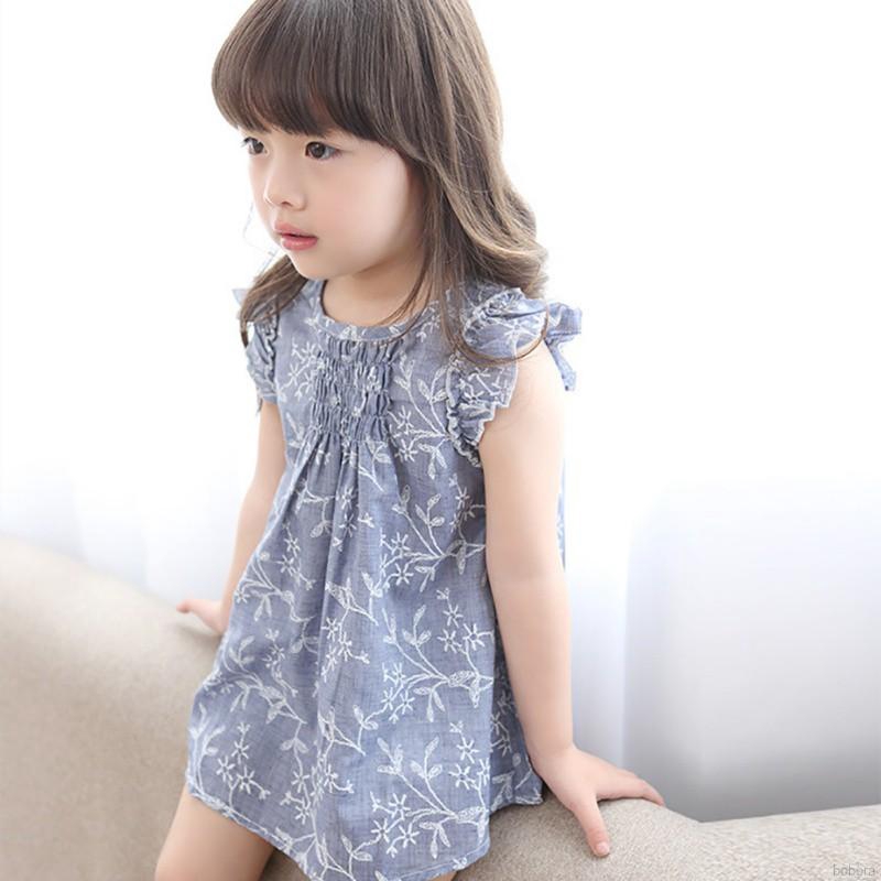 Đầm Bé Gái chất liệu cotton cho bé gái