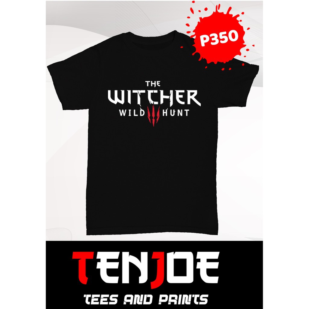 HOT Áo thun The Witcher 3 Logo Black Shirt