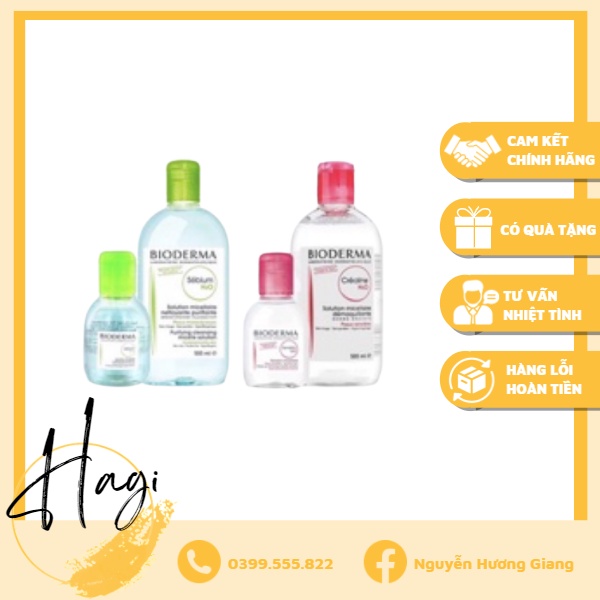 Nước tẩy trang Bioderma - Guu