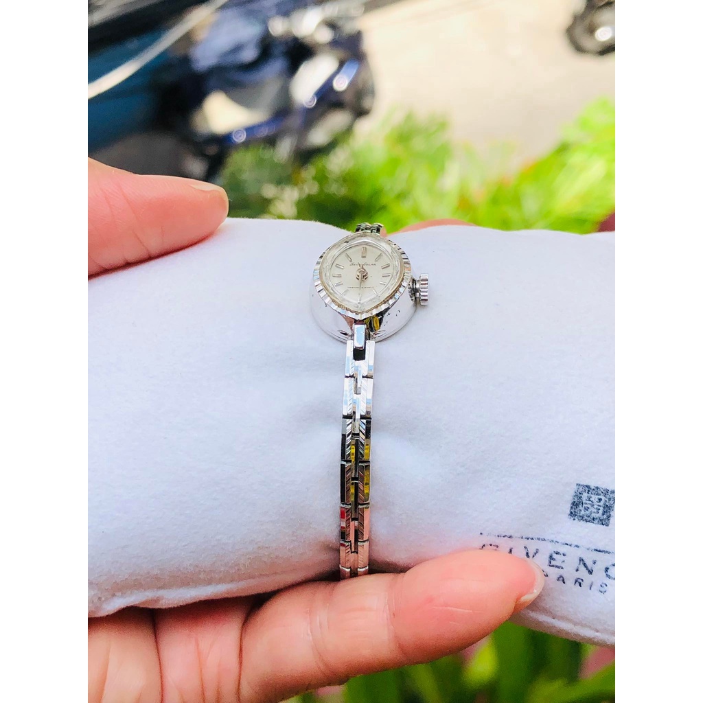 Đồng hồ nữ hiệu Seiko chính hãng, dây thép không gỉ, hàng đã sử dụng