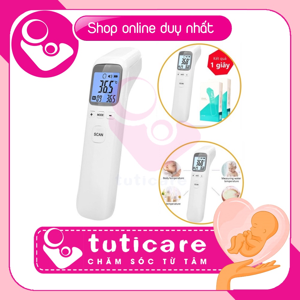 Máy Nhiệt Kế Đo Trán Hồng Ngoại Điện Tử Infrared Thermometer T1803 - BẢO HÀNH CHÍNH HÃNG