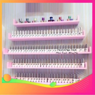 (Free Ship có hình thật) Kệ Nail Đựng Sơn Móng Tay (sét 5 thanh chữ U) như hình