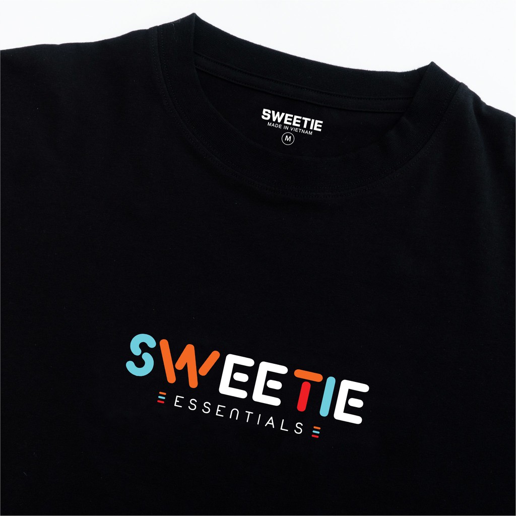 Áo thun SWEETIE LOGO Tee - Black - Unisex