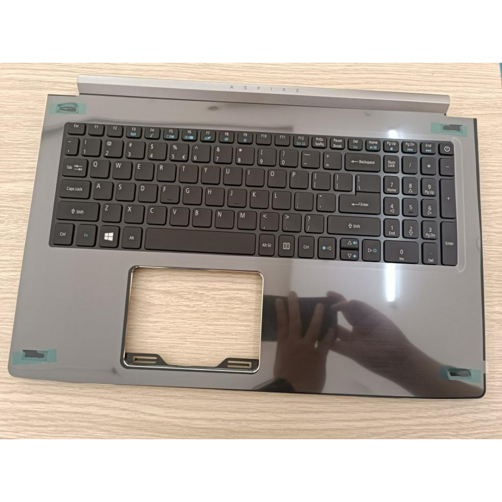 VỎ MẶT C KÈM PHÍM DÀNH CHO LAPTOP ACER A715-71 ĐEN NEW CÓ LED KHÔNG LED