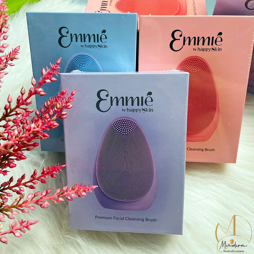 Máy Rửa Mặt Emmié Premium Facial Cleansing Brush thiết kế vi mô thoáng khí, 7 chế độ rung cho mọi loại da