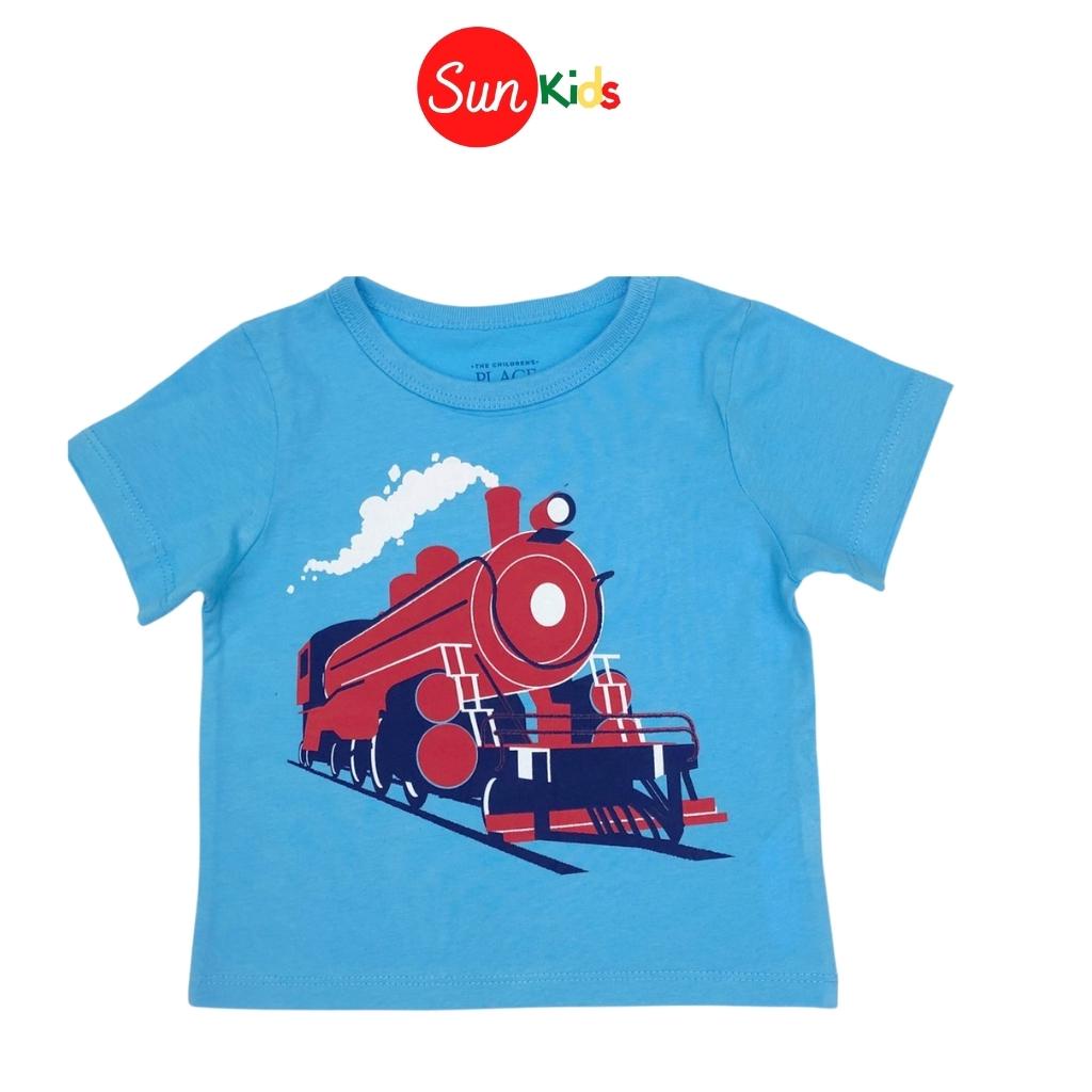 Áo thun bé trai xuất xịn, áo phông cho bé trai, chất cotton, size 6m-5 tuổi - SUNKIDS