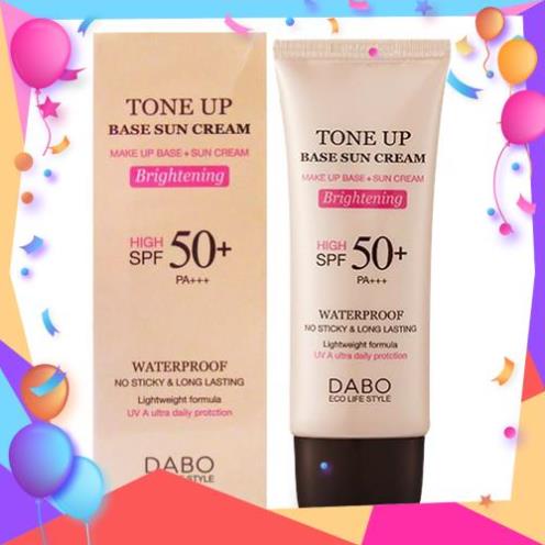 [Mã FMCG8 - 8% đơn 250K] Hàng Chính Hãng – Kem Chống Nắng Trắng Da DABO Tone Up Base Sun cream Cao Cấp Hàn Quốc – 70ml