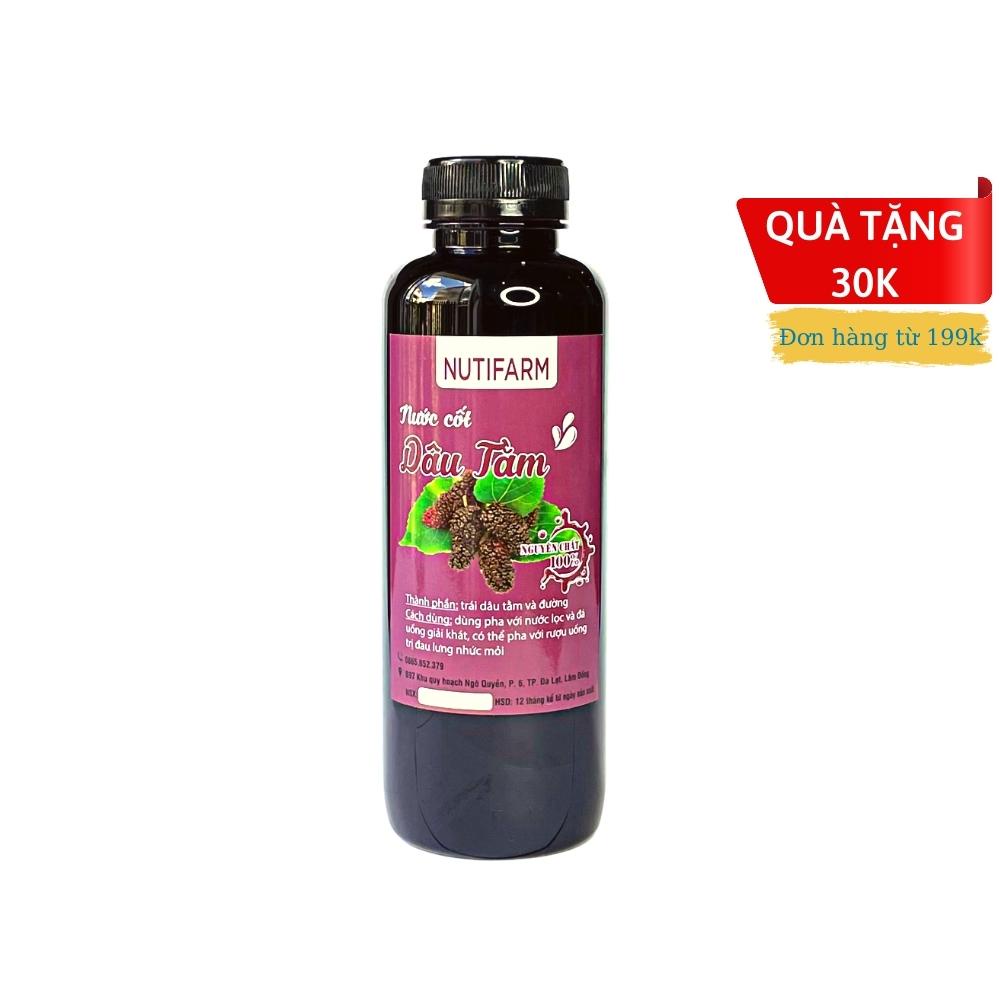 Nước cốt chanh dây 500ml NutiFarm siro pha đặc sản đà lạt