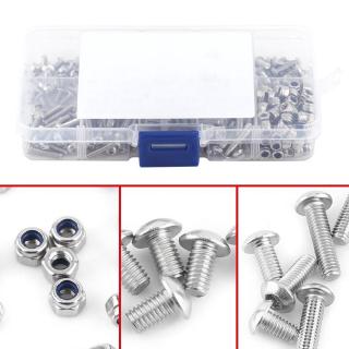 Hộp 280 đai ốc/đinh vít chất liệu inox 304 ren M3