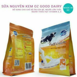 SỮA TƯƠI ÚC DẠNG BỘT FULLCREAM 1KG