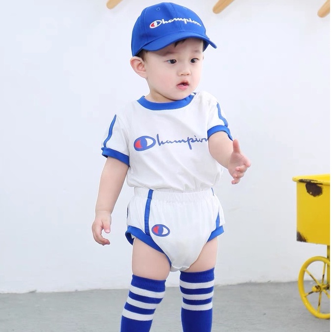 [Bé:4-17kg] Bộ Áo Ngắn Tay Quần Chip Minky Mom, Vải Thun Lạnh Thoáng Mát 3 Màu Thể Thao Cho Bé 0-3 tuổi - Mã: TN-IN102