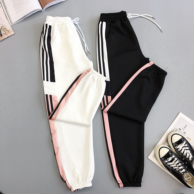 Quần dài IELGY cạp thun thời trang Hàn Quốc trẻ trung năng động