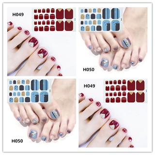 Set nhãn dán móng chân h49-50