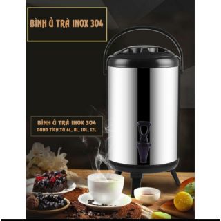 Bình giữ nhiệt inox ủ trà 6l, 10l
