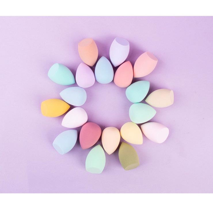 Bông Mút Tán Kem Nền Hồ Lô, Giọt Nước, Vát chéo