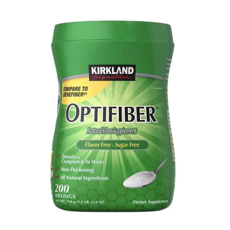 [Hàng Mỹ] Bột Chất Xơ hoà tan Kirkland OPTIFIBER 760g