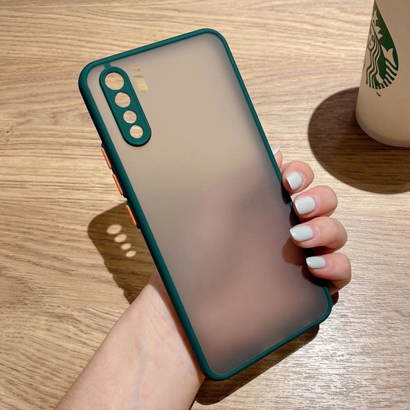 Ốp điện thoại cứng mặt nhám trong suốt chống sốc dành cho OPPO A96 A76 A74 A94 A93 A92 A72 A52 A53 A15s A15 A31 A5 A9 2020 A15s 5G 4G 2022