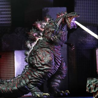 Mô hình đồ chơi quái vật khủng long Shin Godzilla NECA 2016 dạng phung tia laser.