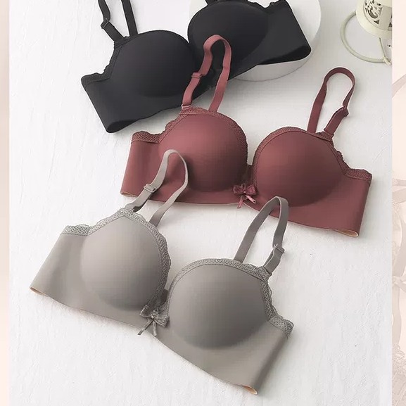 Bộ đồ lót Hoàng Oanh underwear, set nội y cao cấp không gọng viền nơ | BigBuy360 - bigbuy360.vn