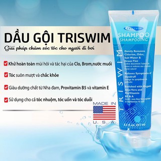 Triswim Shampoo - Dầu gội chuyên dùng cho người đam mê bơi lội