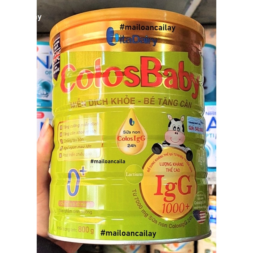 Sữa ColosBaBy Gold 0+ 800g